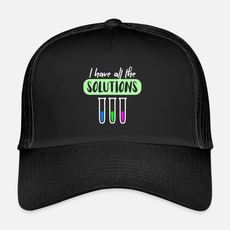 Chemiker - Trucker Cap - Schwarz/Schwarz