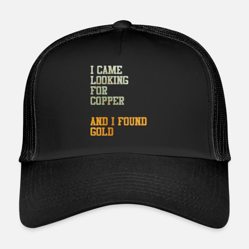 Kupfer Gold Schatz Schatzsuche Geschenkidee Meme Trucker Cap