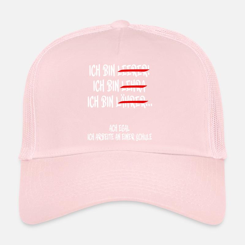 Lehrer Lehrerin Spruch Deutsch Geschenk Trucker Cap