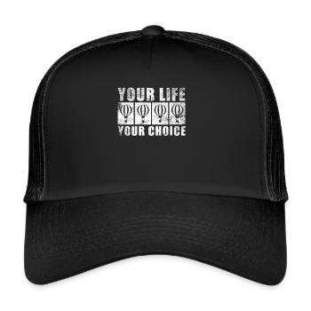Balloonist Aviation Balloon Ride Hot Air Balloon - Trucker Cap - black/black - Front