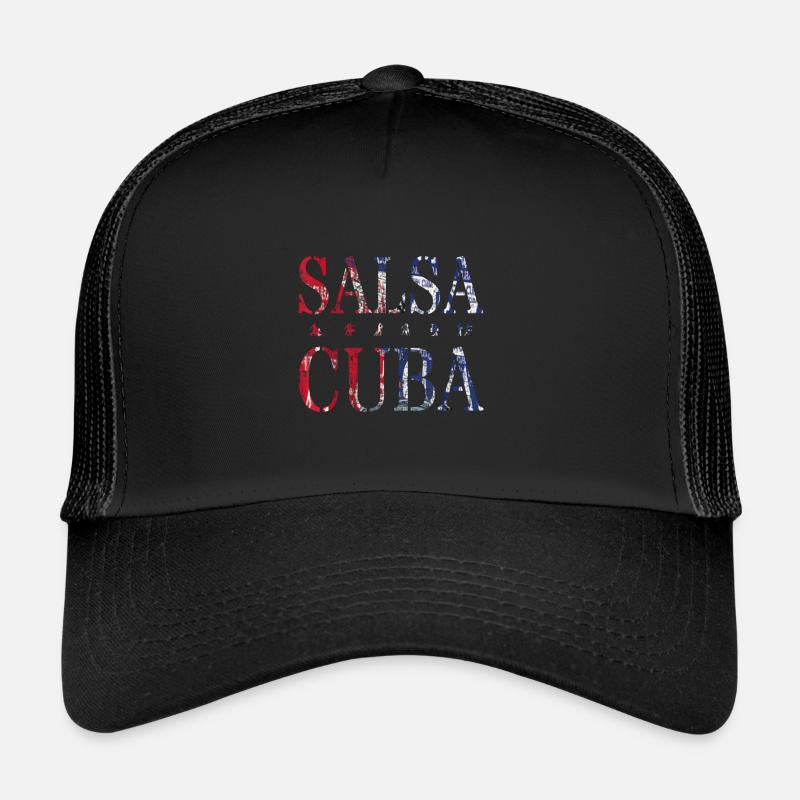 Salsa Cuba | Cuba Cuban Dance - Trucker Cap - black/black