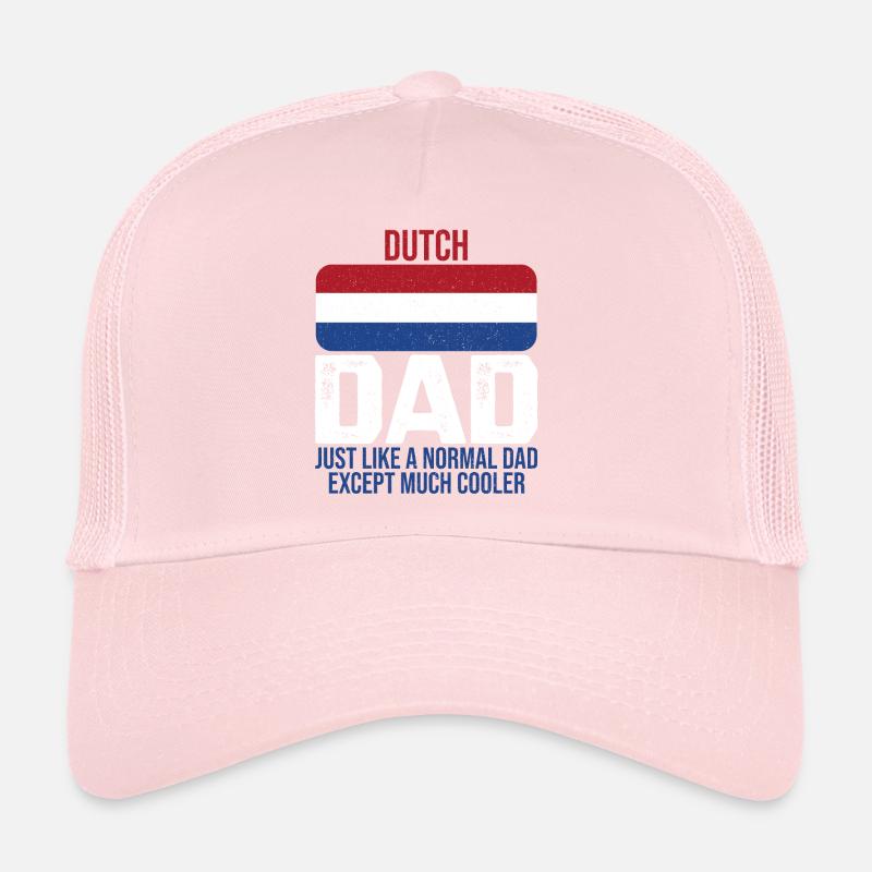 Dutch Dad Pays-Bas Conception du drapeau pour le Casquette trucker 