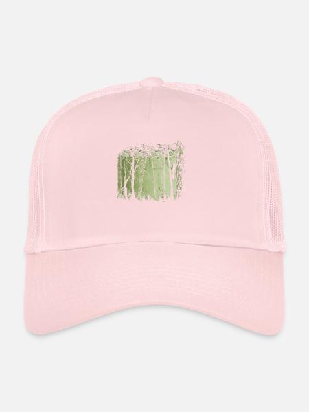 Squirrel In Forest - Trucker Cap - Hellrosa - Vorne