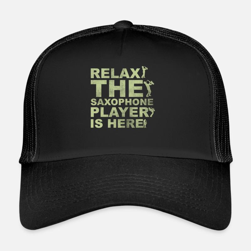 Retro Saxophon Trucker Cap