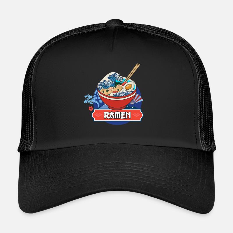 Ramen - Trucker Cap - Schwarz/Schwarz