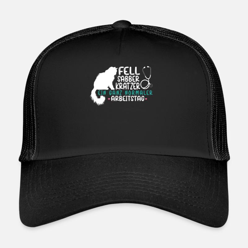 Ein ganz normaler Arbeitstag Tierazrt Traumberuf Trucker Cap