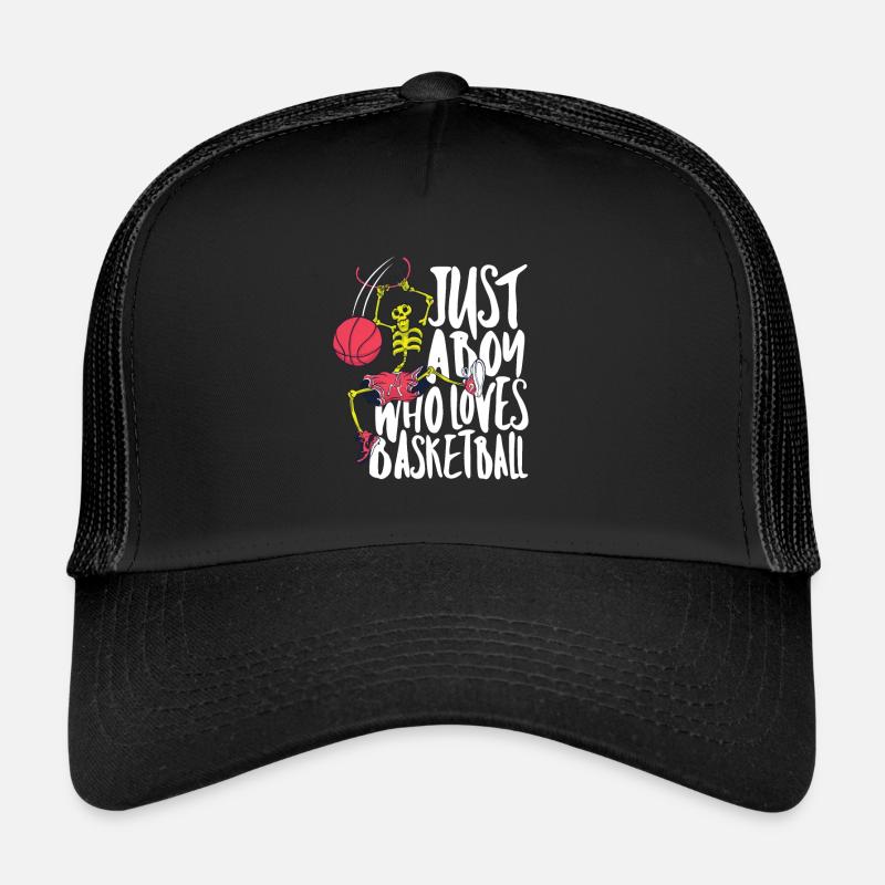 Un garçon qui aime le basket Casquette trucker 