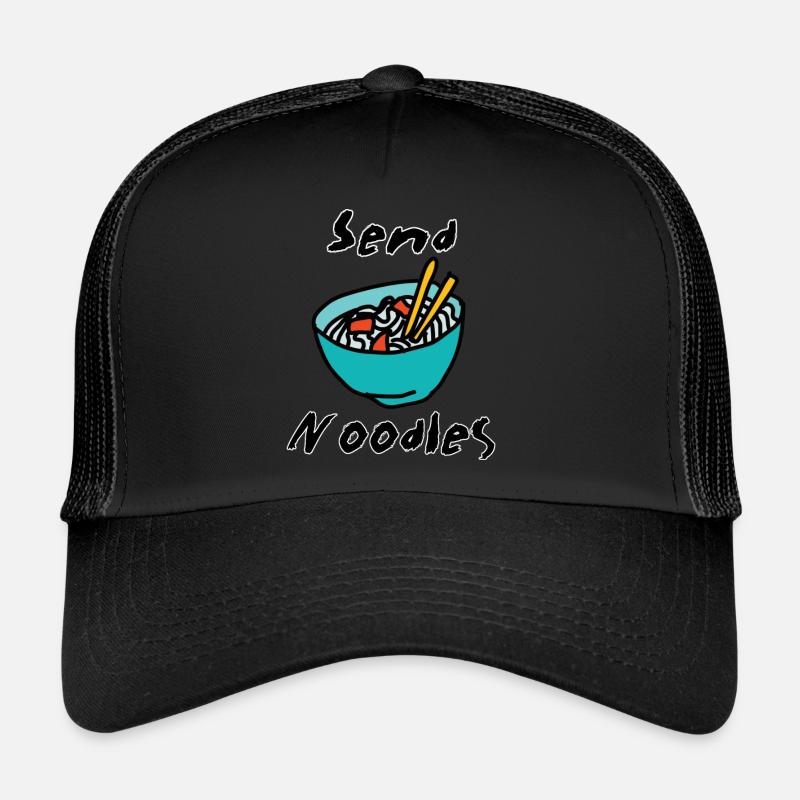 Send Noodles - Trucker Cap - black/black