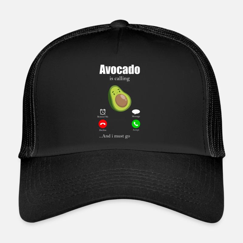 Avocado - Trucker Cap - Schwarz/Schwarz