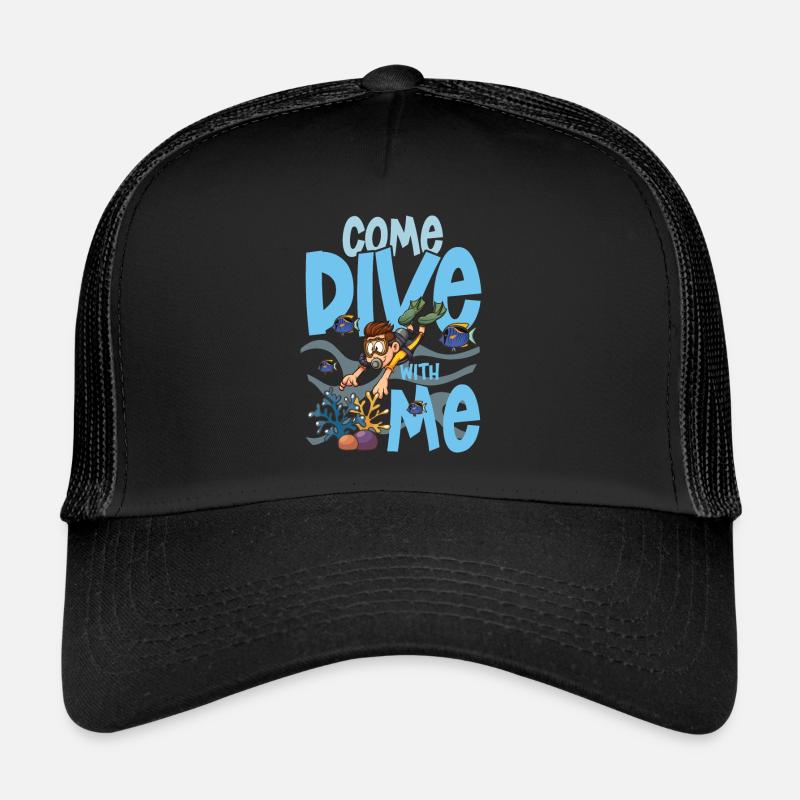COME DIVE WITH ME - diving Trucker Cap
