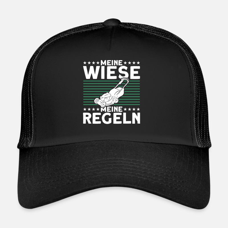 Wiese Rasen Rasenmäher Trucker Cap