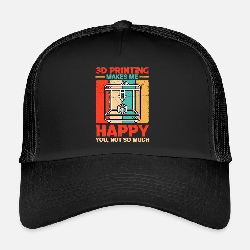3d Imprimeur 3d Printer Printer cadeau Casquette trucker 