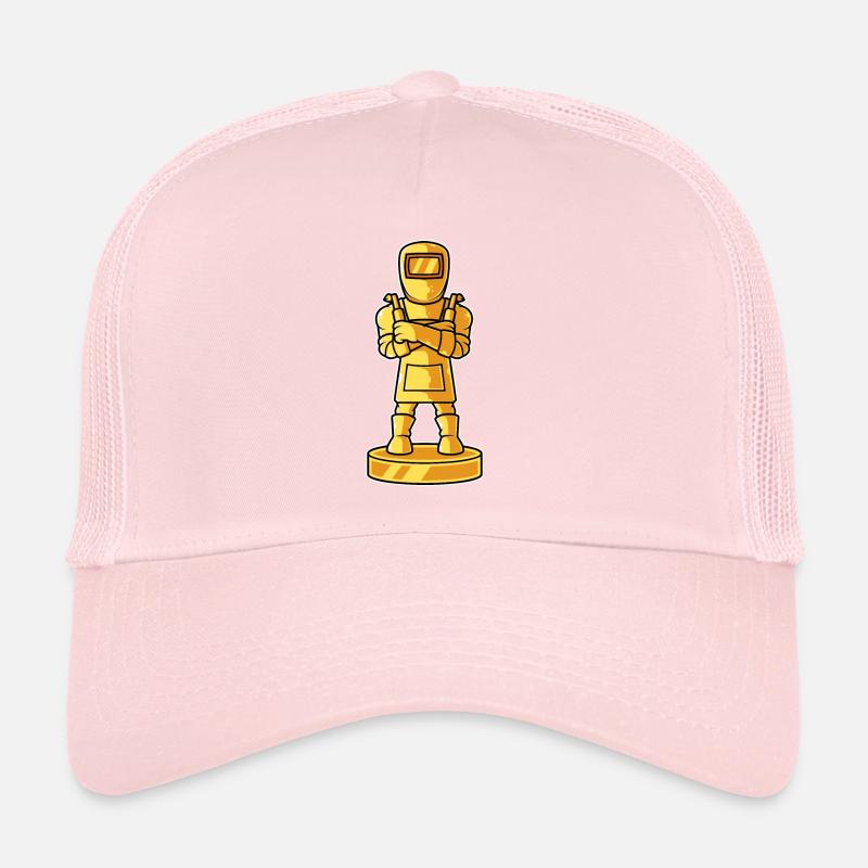 Golden Trophy Welder Trucker Cap