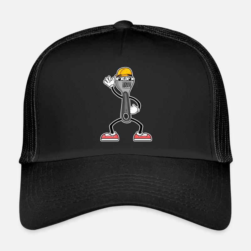 Outil De Cartoon Clé à molette Casquette trucker 