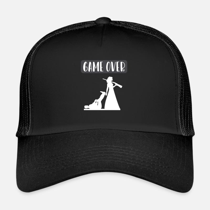 Jeu sur mariés enterrement de vie de garçon Casquette trucker 