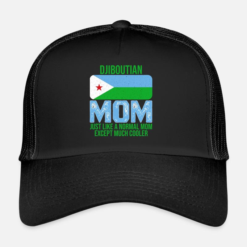 Djiboutian Mom Dschibuti-Flagge zum Muttertag Trucker Cap