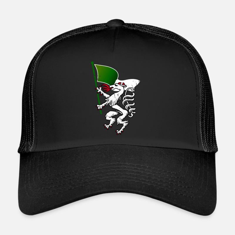 Steiermark Panther Wappen - Trucker Cap - Schwarz/Schwarz
