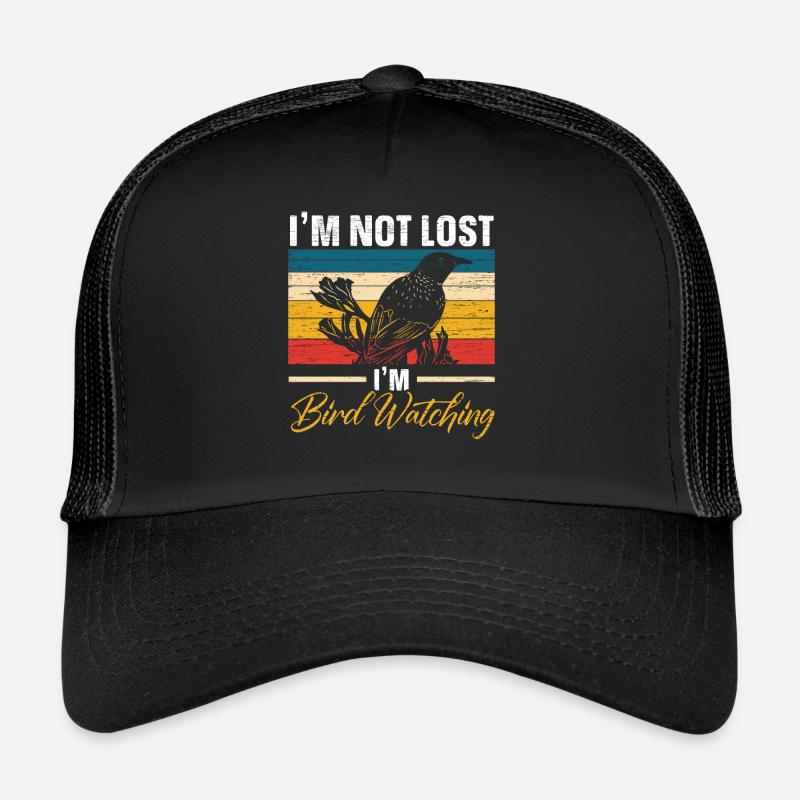 Je suis Pas Perdu, Je suis Birdwatching Casquette trucker 