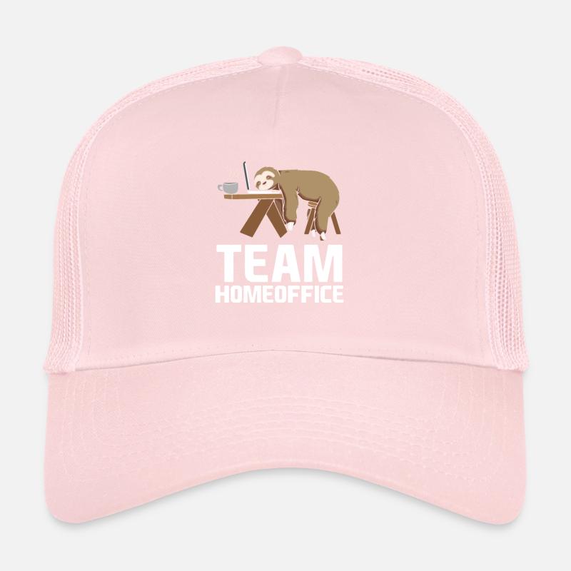 Team Home Office Faultier Homeoffice 2021 Trucker Cap