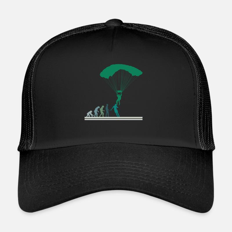 Parachute Evolution Parachute Skydiving Casquette trucker 