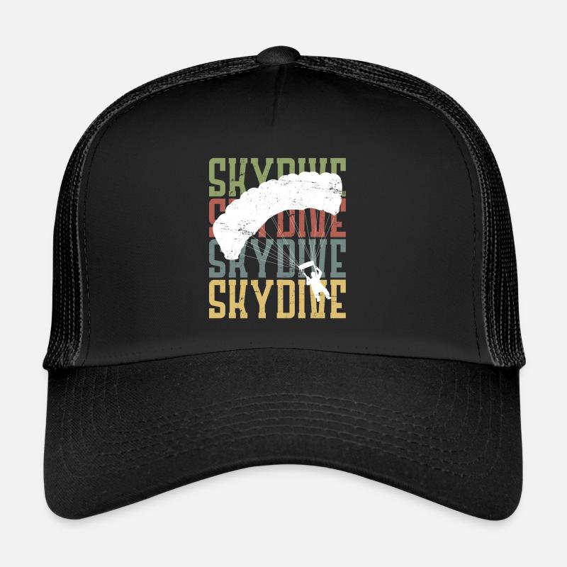 Parachutist motif Skydive Skydiver Trucker Cap