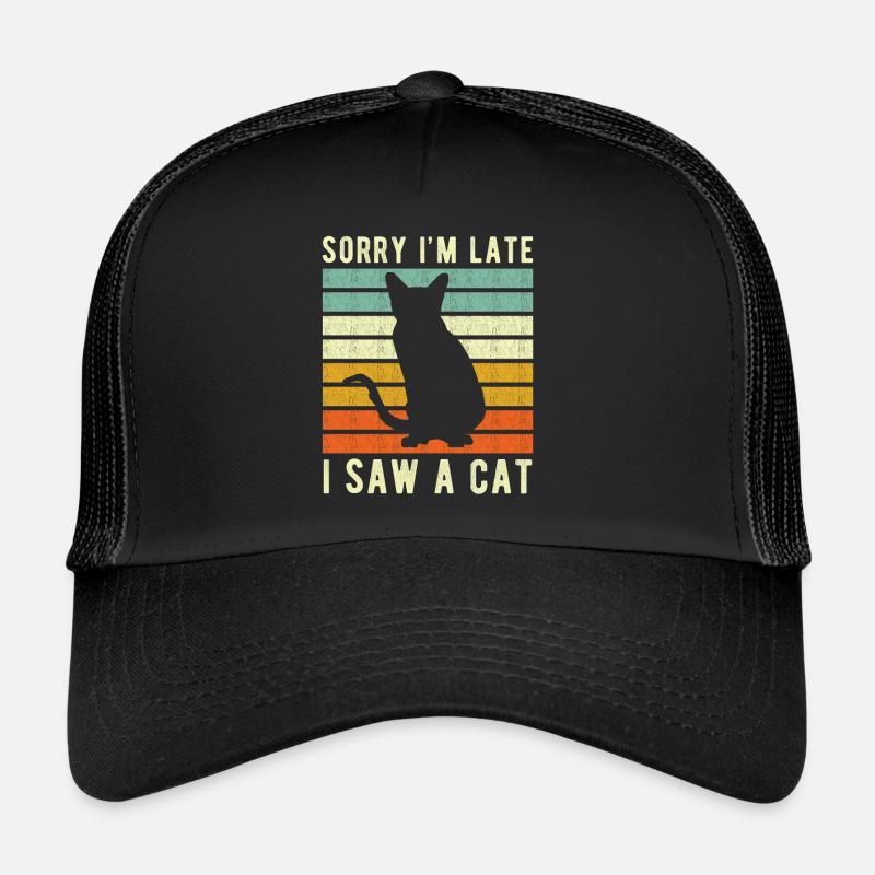 Katze lustiger Spruch Trucker Cap