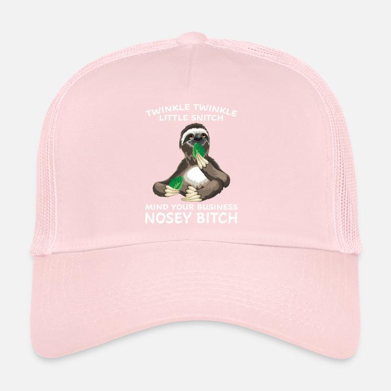 Funny sloth gift birthday Trucker Cap