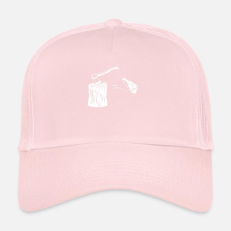 Bois colonnes cadeau de hache Casquette trucker 