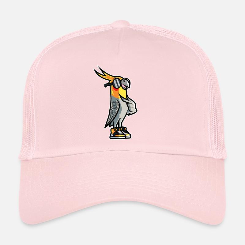 Nymphensittich Vogel Sonnebrille Trucker Cap