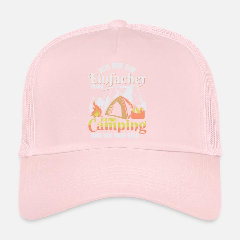 Camping Bier Camper Herren Wohnwagen Trucker Cap
