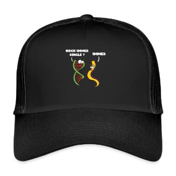 Mono science ADN ARN Partenaire Relation - Casquette trucker  - noir/noir - Devant