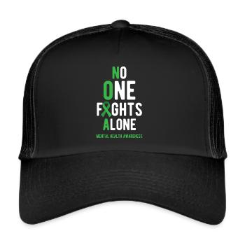Mental health, Mental health - Trucker Cap - black/black - Front