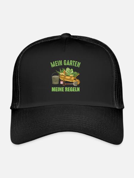 Hobbygärtner Gärtner - Trucker Cap - Schwarz/Schwarz