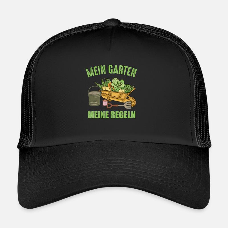 Hobbygärtner Gärtner - Trucker Cap - Schwarz/Schwarz