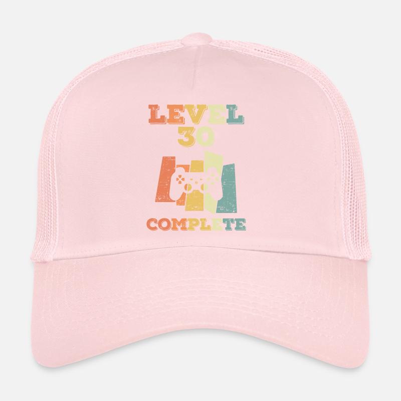Level 30 Joueur de jeu complet 30 ans Casquette trucker 