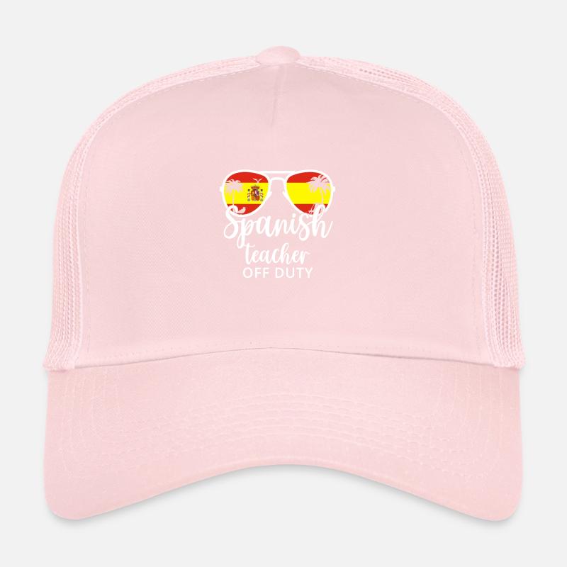 Spanisch Lehrer Off Duty College Sommerurlaub Trucker Cap