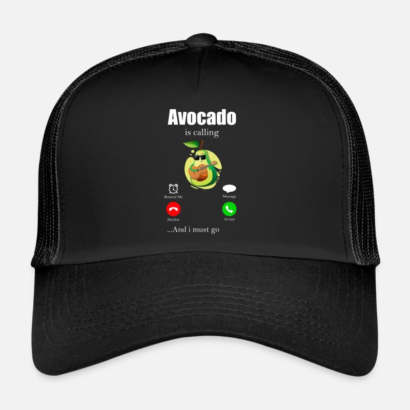 Avocado - Trucker Cap - Schwarz/Schwarz
