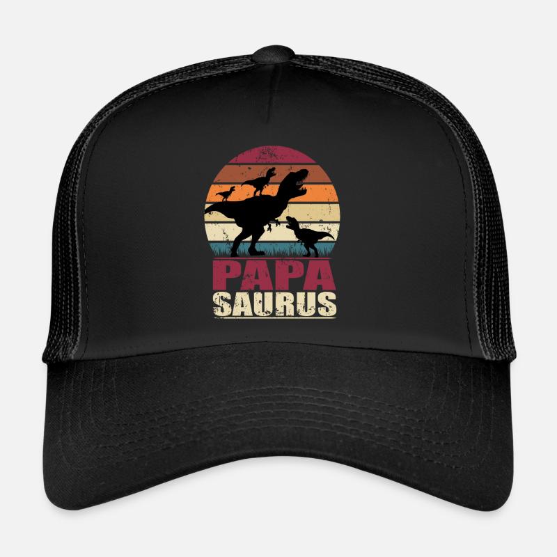 Papasaurus dinosaures Triplés Père Trex Dino Casquette trucker 