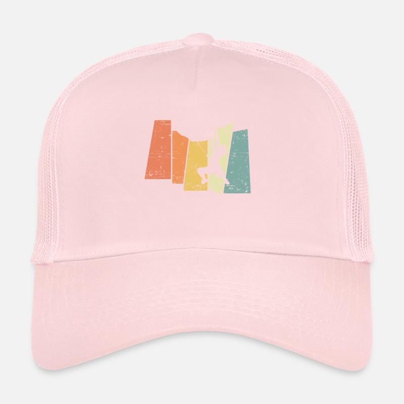 Retro mountain climbing rock climbing lovers Trucker Cap
