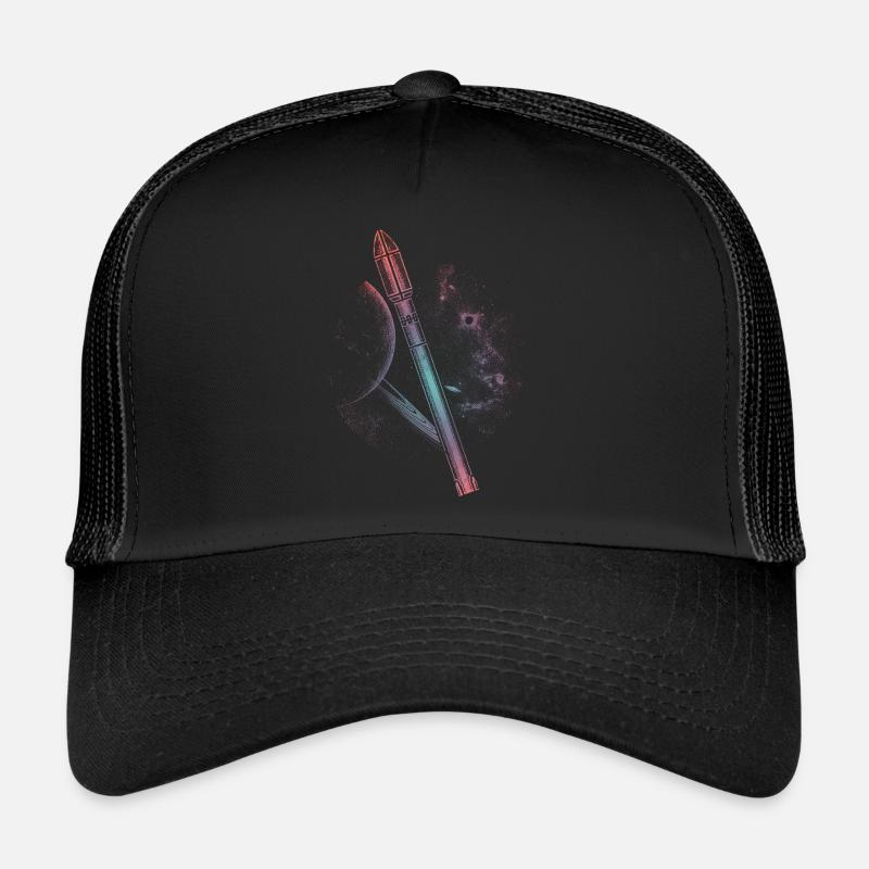 Falcon 9 Rakete Trucker Cap