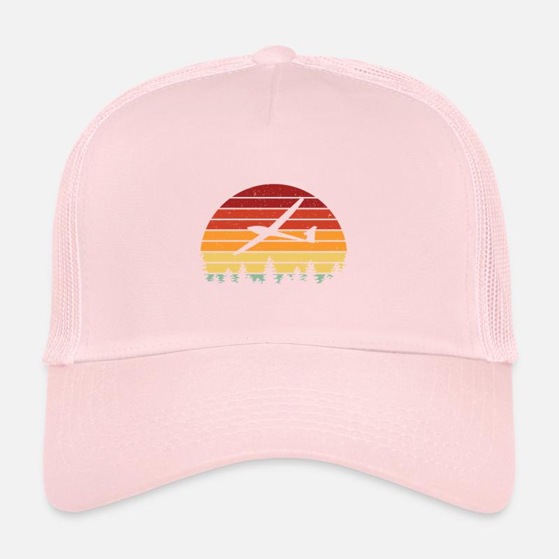 Retro Segelflugzeug Segelflieger Gleitflug Pilot Trucker Cap
