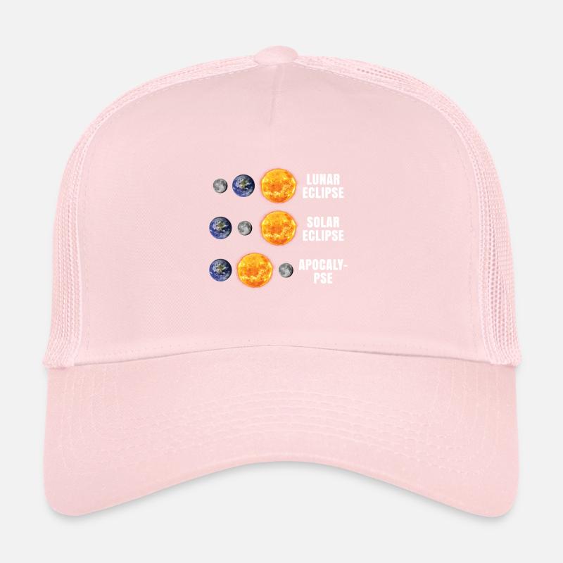 Astronomy Lunar Solar Eclipse Apocalypse Trucker Cap