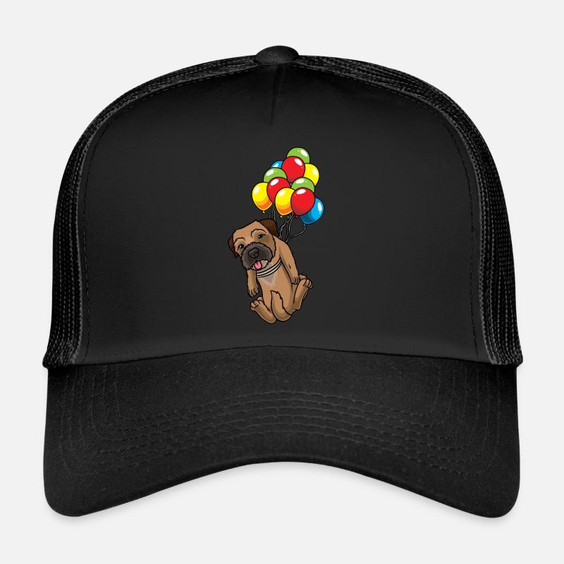 Border Terrier avec des ballons Casquette trucker 