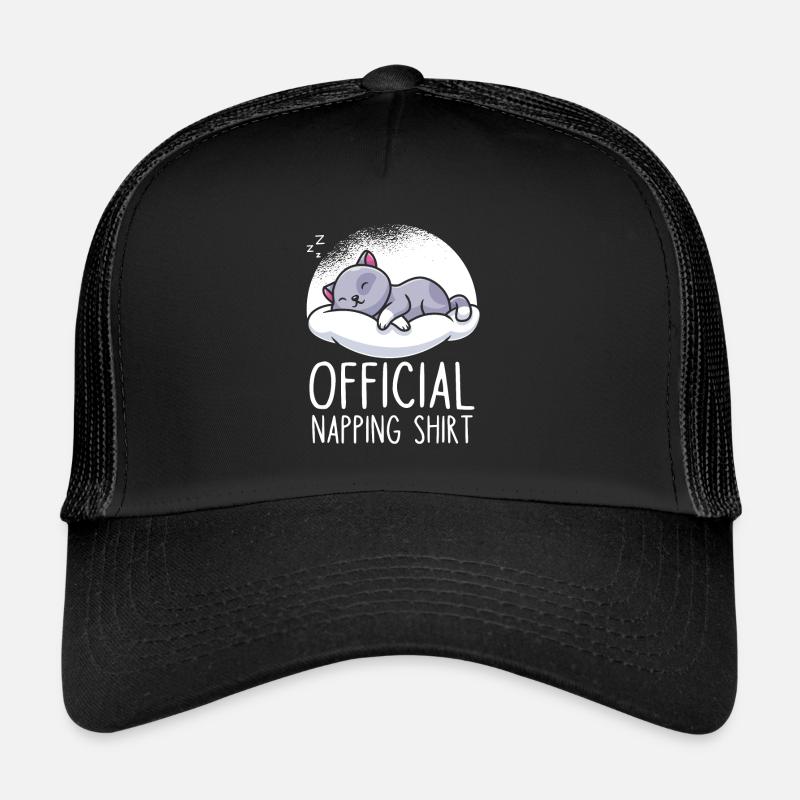chat mignon sommeil sommeil sommeil Casquette trucker 