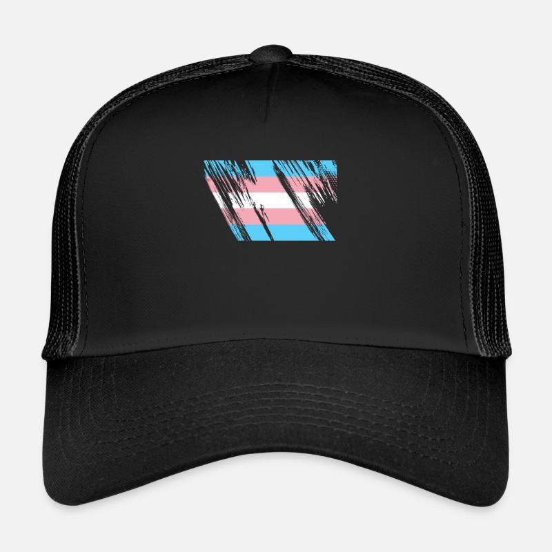 Trans LGBT Flag Trucker Cap