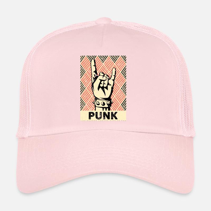 Punk vintage de corne du diable punks Casquette trucker 