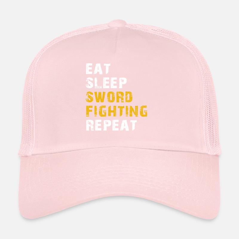 manger dormir Combat à l’épée Casquette trucker 