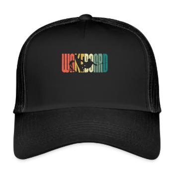 Rétro Wakeboard Sunset Fan Wakeboard - Casquette trucker  - noir/noir - Devant