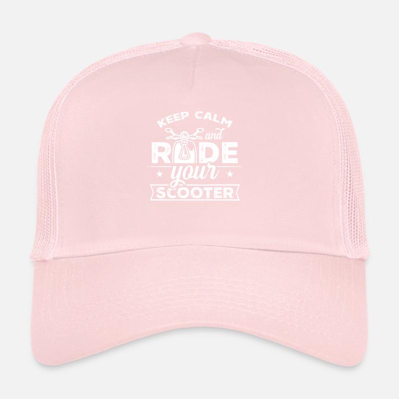 Roller Fahren Motorroller Rollerfahrer Moped Trucker Cap