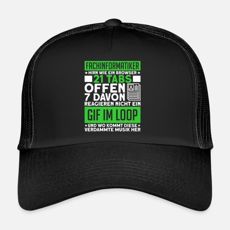 Systemadministrator Informatik Fachinformatiker Trucker Cap
